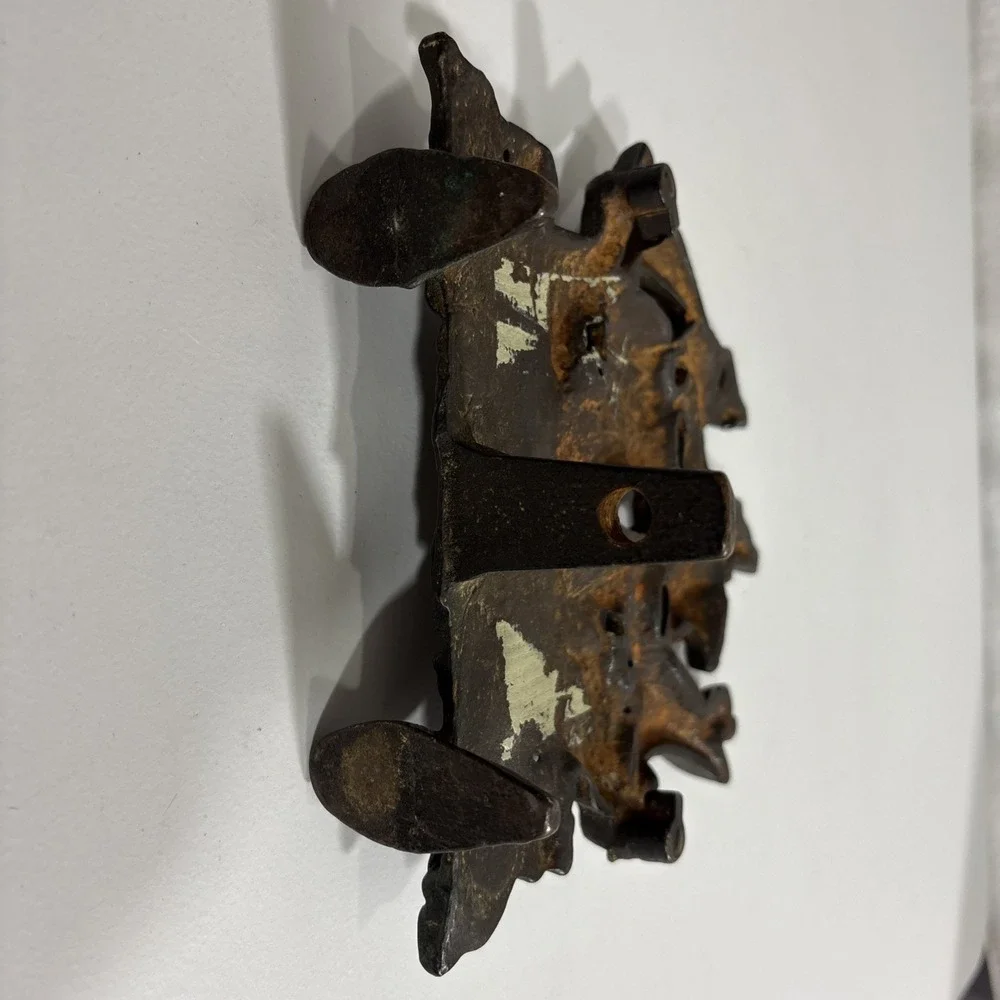 Vintage Cast Iron Spanish Galleon Ship Doorstop 7x7x3